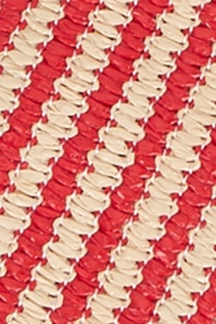 King Louie - Striped riem in chili rood 2