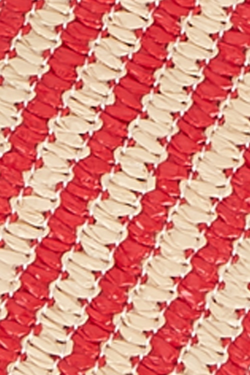 King Louie - Striped riem in chili rood 2