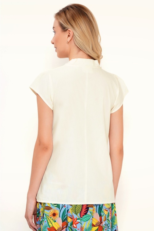 Circus - Anna katoenen blouse in ivoor 3