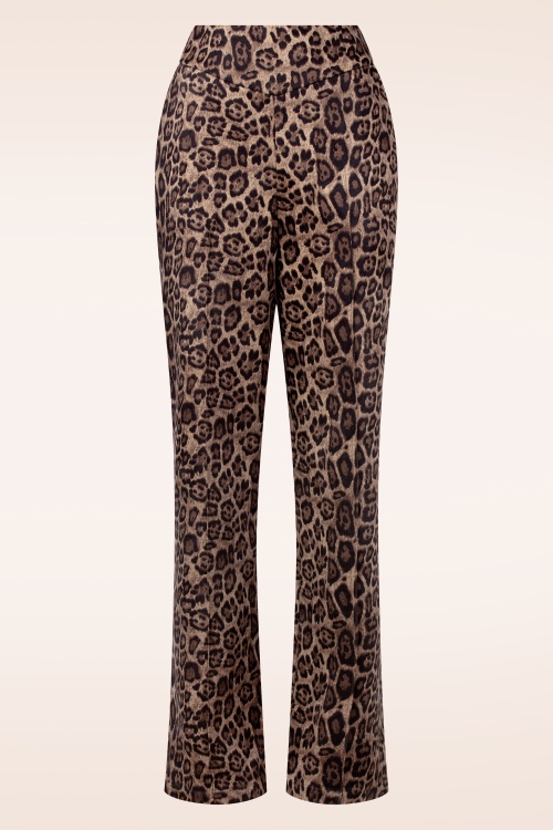 Topvintage Boutique Collection - Topvintage exclusive ~ Jazzy pantalon in luipaard 2