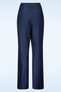 Topvintage Boutique Collection - Topvintage exclusive ~ Livia pantalon in marineblauw 5