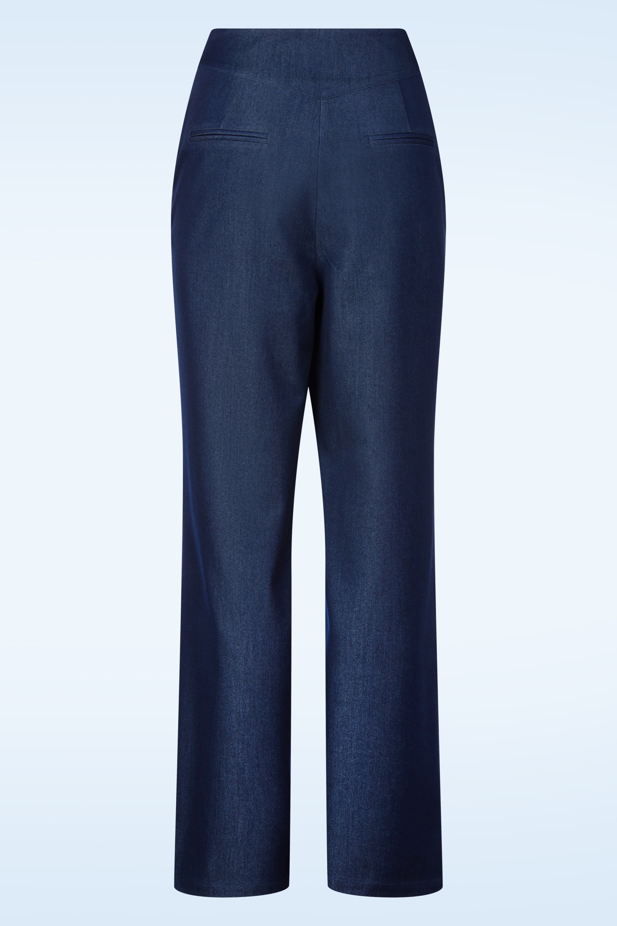 Topvintage Boutique Collection - Topvintage exclusive ~ Livia pantalon in marineblauw 5
