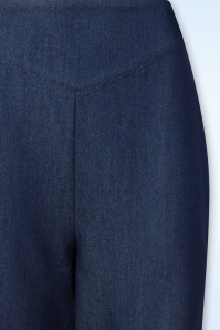 Topvintage Boutique Collection - Topvintage exclusive ~ Livia pantalon in marineblauw 3