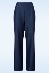 Topvintage Boutique Collection - Topvintage exclusive ~ Livia pantalon in marineblauw 2