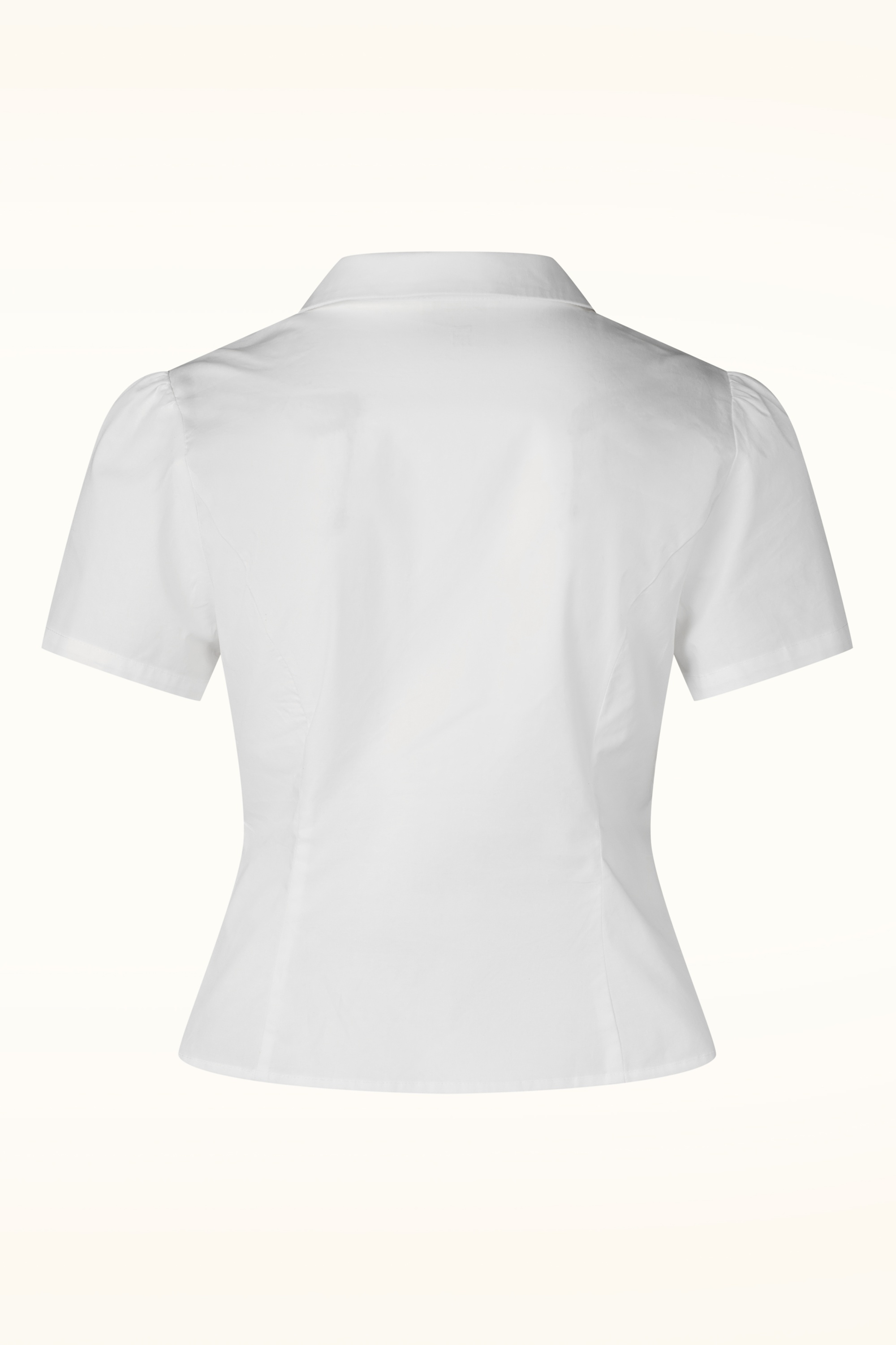 Topvintage Boutique Collection - Topvintage Exclusive ~ Indra blouse in gebroken wit 6