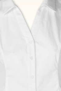 Topvintage Boutique Collection - Topvintage Exclusive ~ Indra blouse in gebroken wit 4