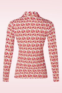 Surkana - Sara lange mouw blouse in multi 3