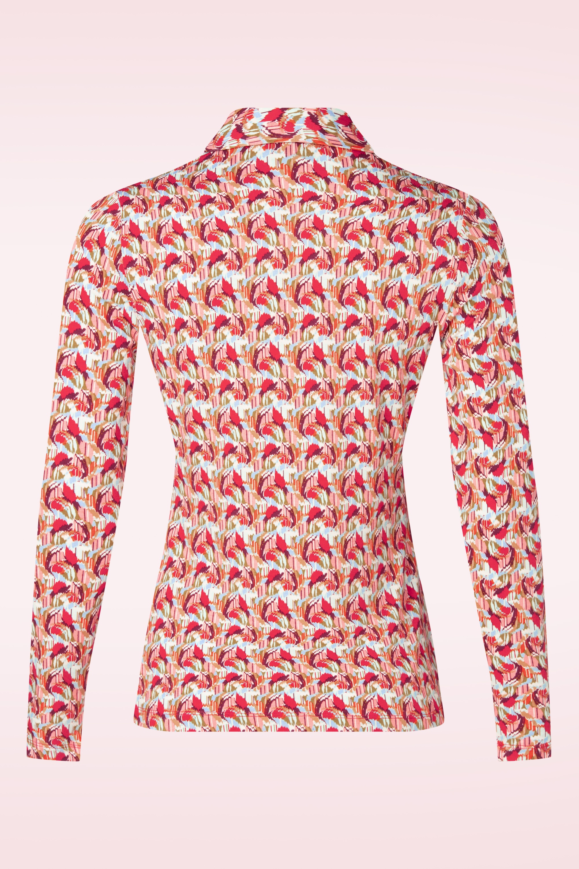 Surkana - Sara lange mouw blouse in multi 3
