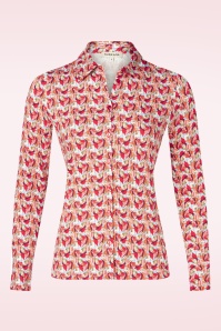 Surkana - Sara lange mouw blouse in multi