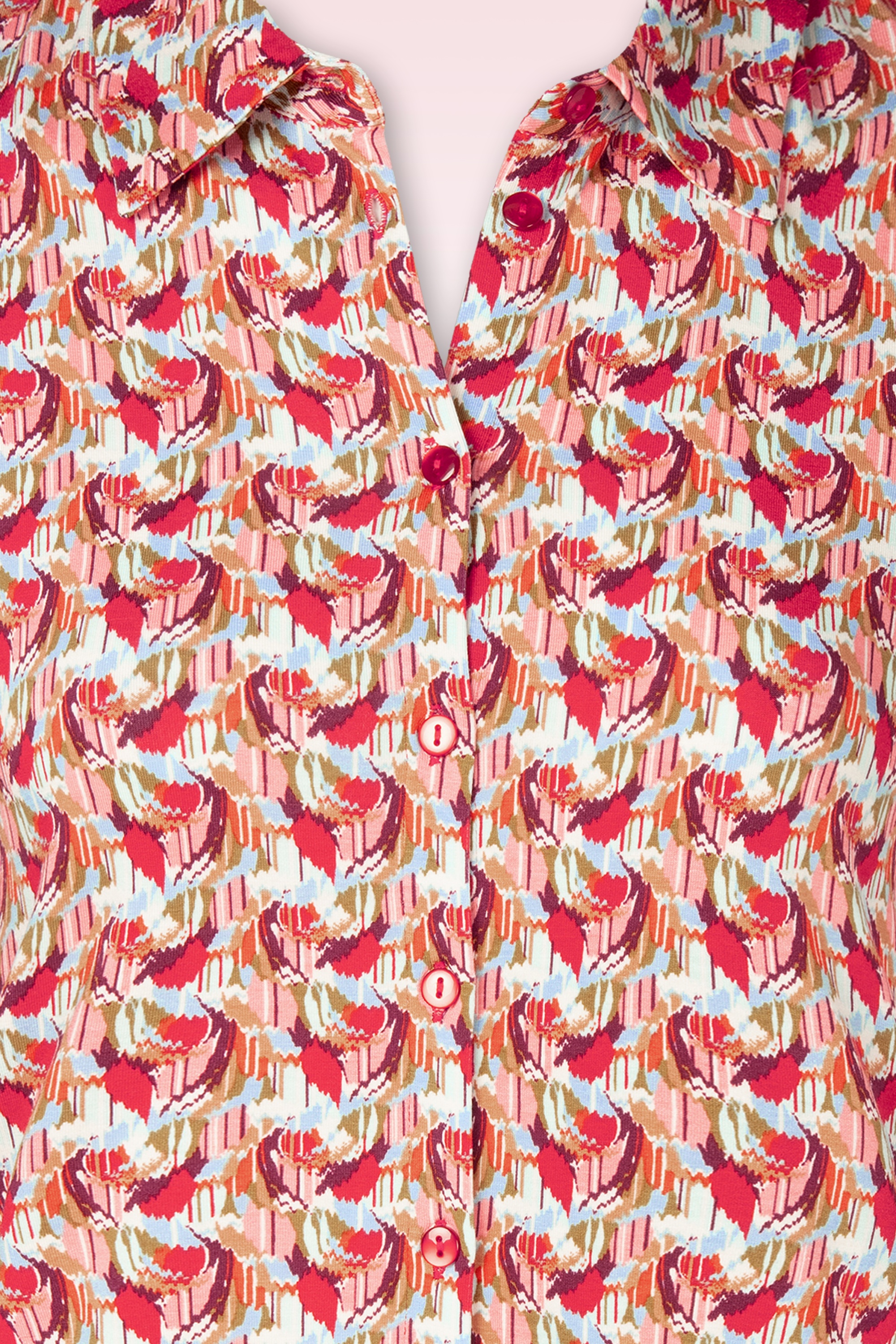 Surkana - Sara lange mouw blouse in multi 2