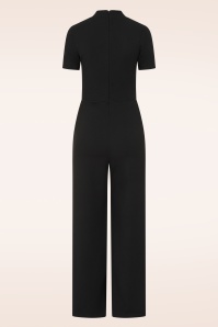 Vintage Chic for Topvintage - Topvintage exclusive ~ Atomic Alice jumpsuit in zwart 3