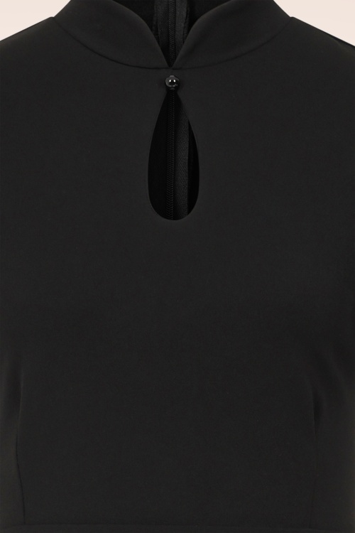 Vintage Chic for Topvintage - Topvintage exclusive ~ Atomic Alice jumpsuit in zwart 2