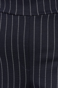 Vintage Chic for Topvintage - Topvintage exclusive ~ Bonnie pinstripe pantalon in marineblauw 2