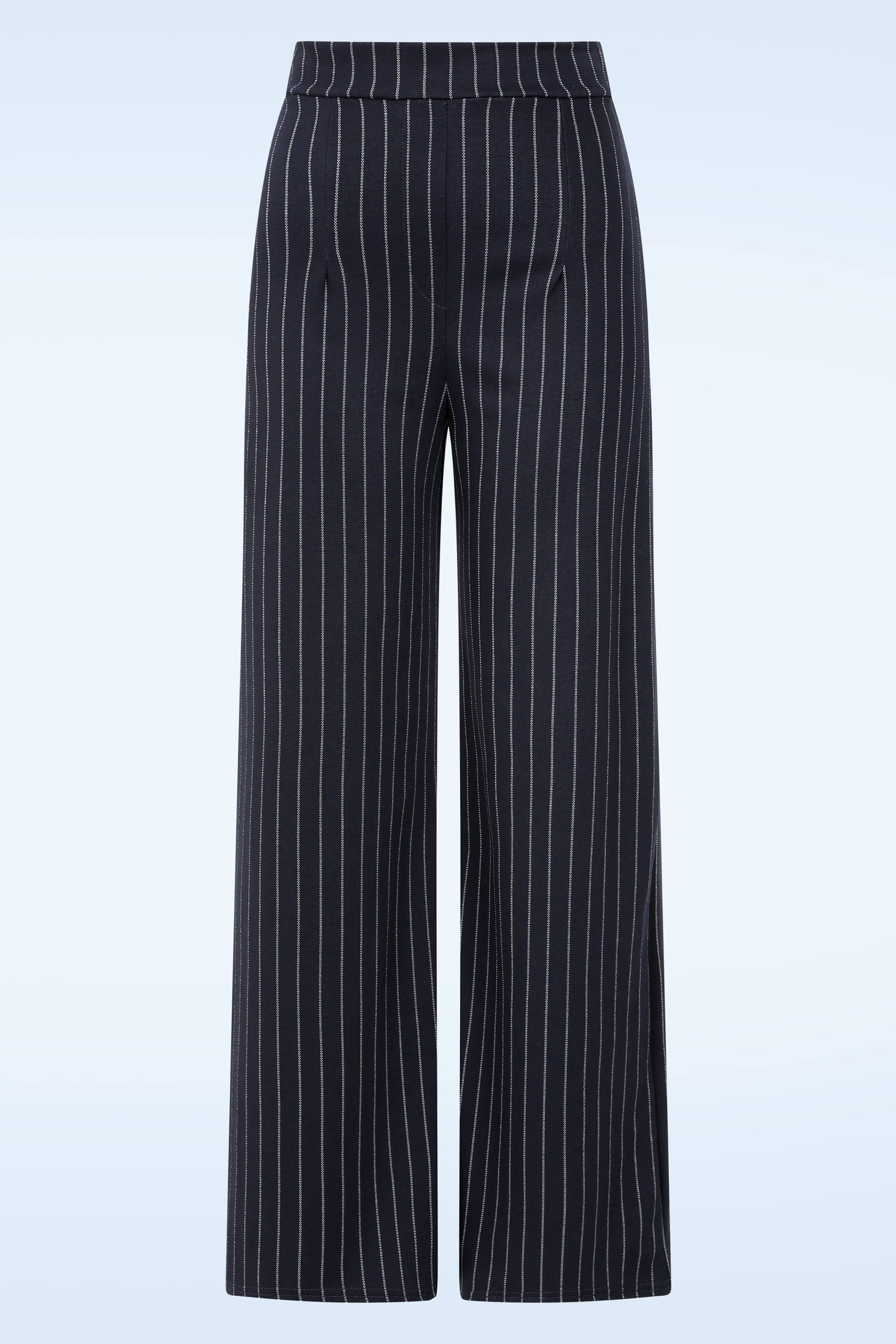 Vintage Chic for Topvintage - Topvintage exclusive ~ Bonnie pinstripe pantalon in marineblauw