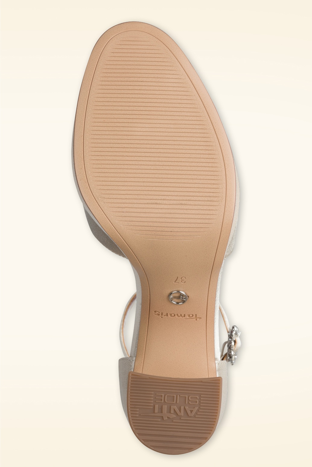 Tamaris - I Do Satin pumps in pearly crème 2