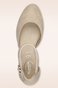 Tamaris - Tiffany Suede pumps in beige 3