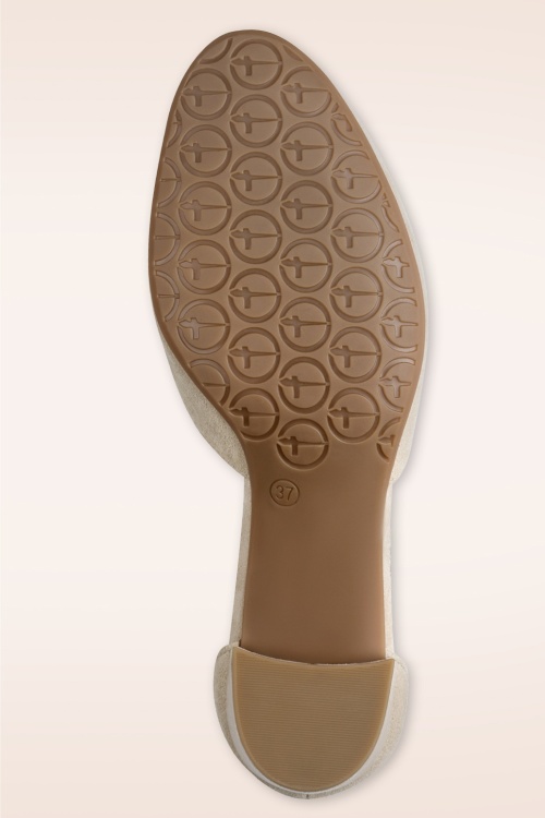 Tamaris - Tiffany Suede pumps in beige 5