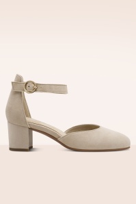 Tamaris - Tiffany Suede pumps in beige
