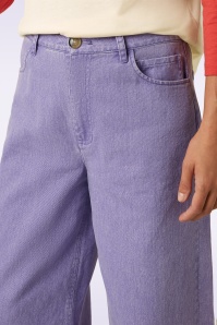 King Louie - Peppa Colored denim broek in lila 4