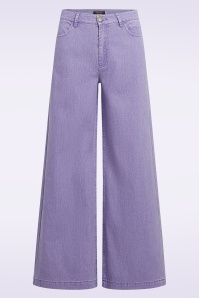 King Louie - Peppa Colored denim broek in lila