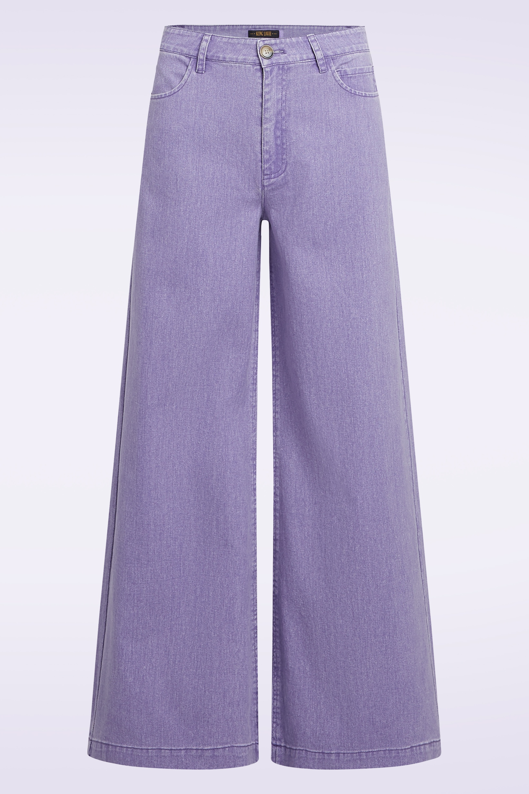 King Louie - Peppa Colored denim broek in lila
