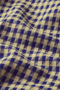 King Louie - Isa Pretty Check jacket in mazarine 3