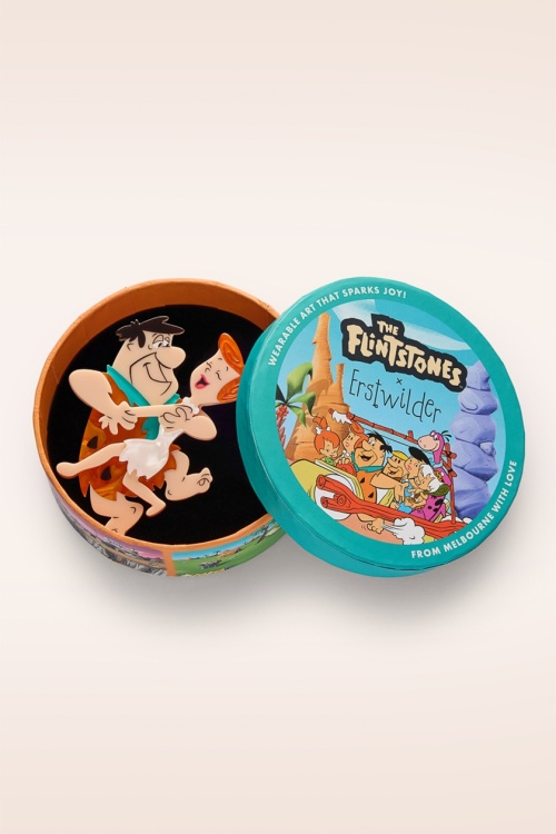 Erstwilder - Fred en Wilma broche 2