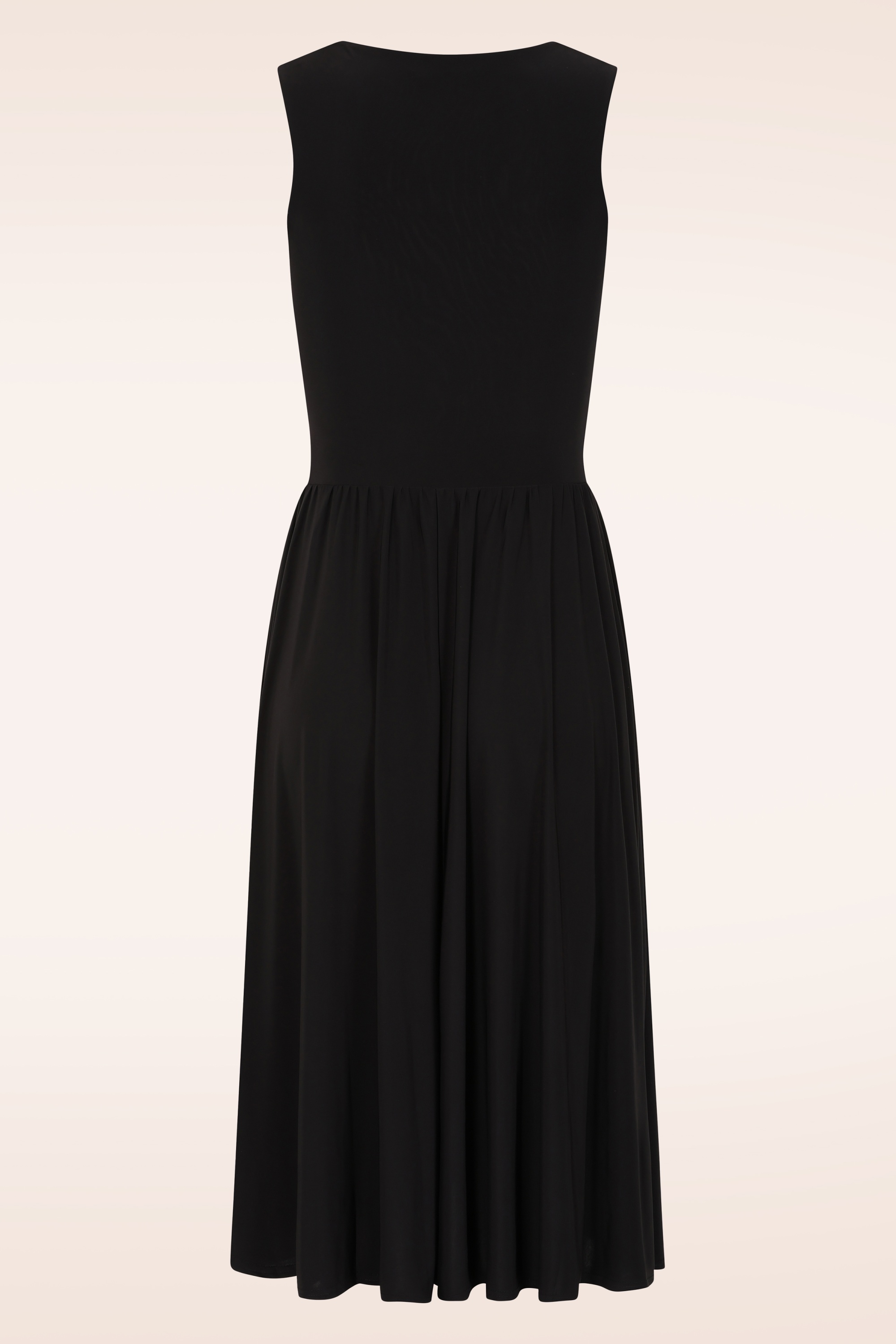 Vintage Chic for Topvintage - Topvintage exclusive ~ Sophie Slinky swing jurk in zwart 3