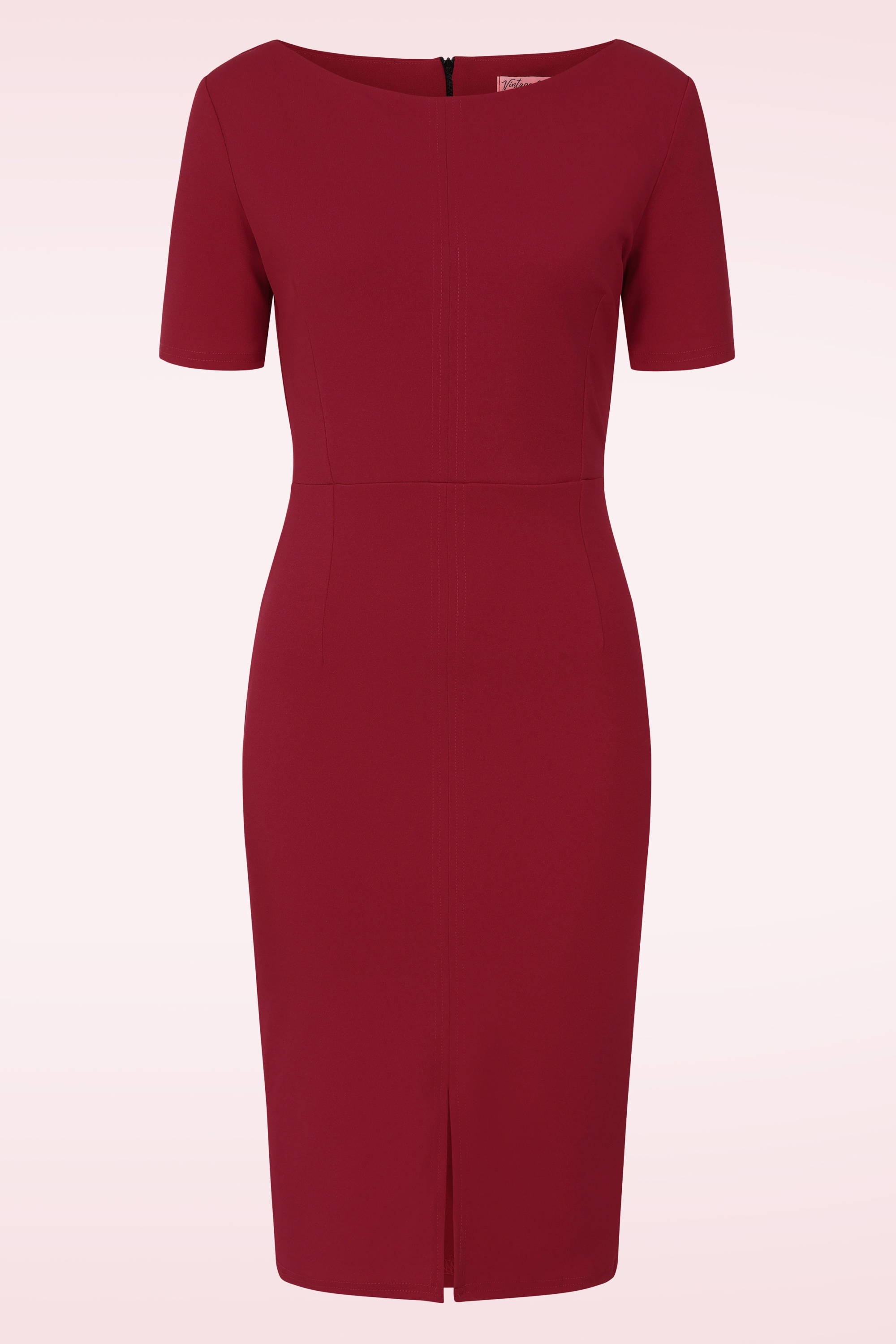 Vintage Chic for Topvintage - Topvintage exclusive ~ Marcy pencil jurk in rood