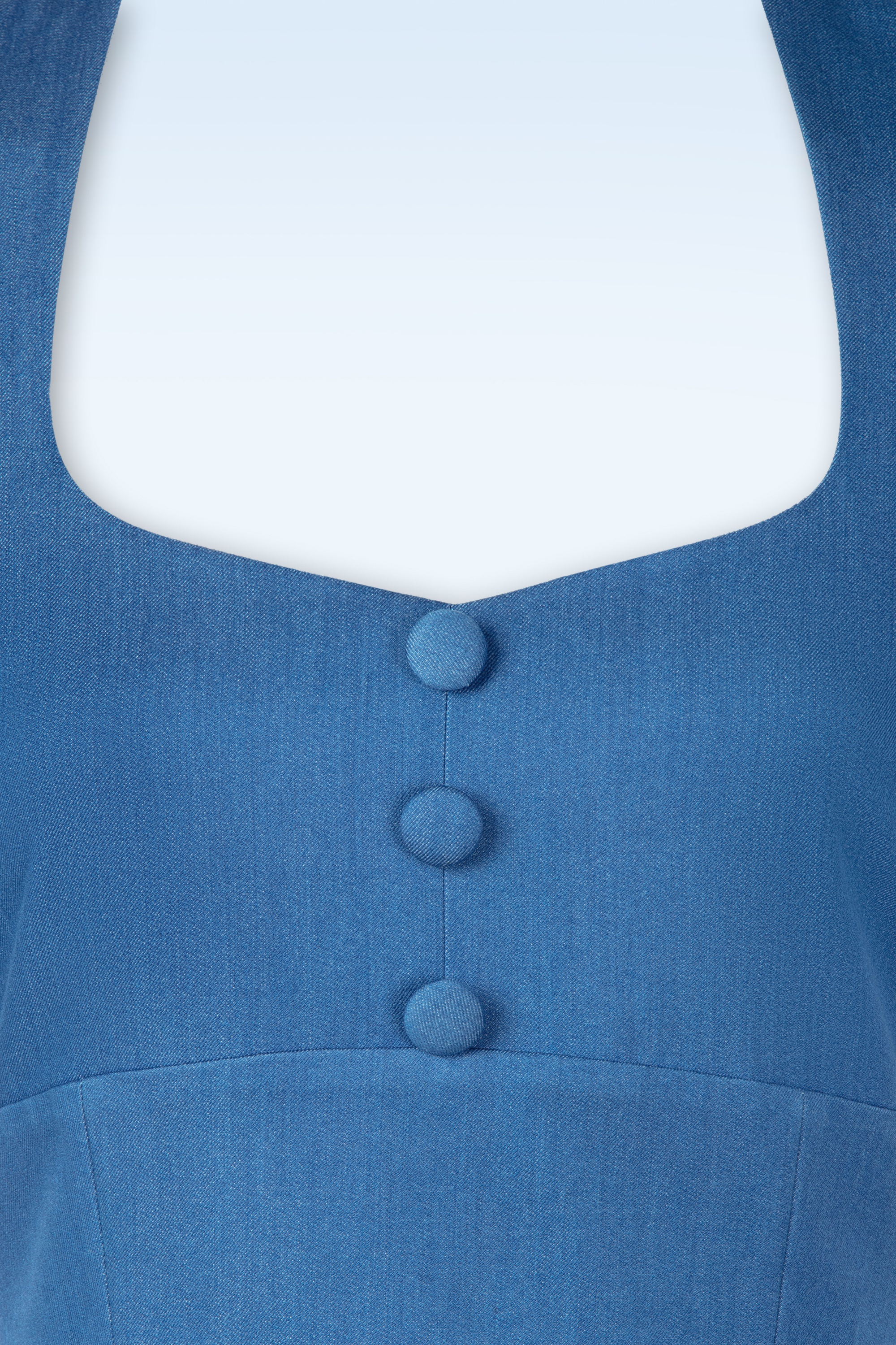 Topvintage Boutique Collection - Topvintage exclusive ~ Marlin swing jurk in blauw 5