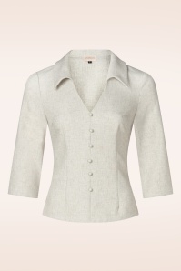 Topvintage Boutique Collection - Topvintage exclusive ~ Livia Blouse in beige 6