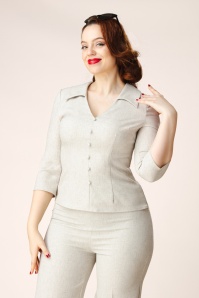 Topvintage Boutique Collection - Topvintage exclusive ~ Livia Blouse in beige 2