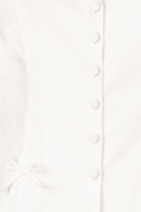 Topvintage Boutique Collection - Topvintage Exclusive ~ Lulu blouse in gebroken wit 5