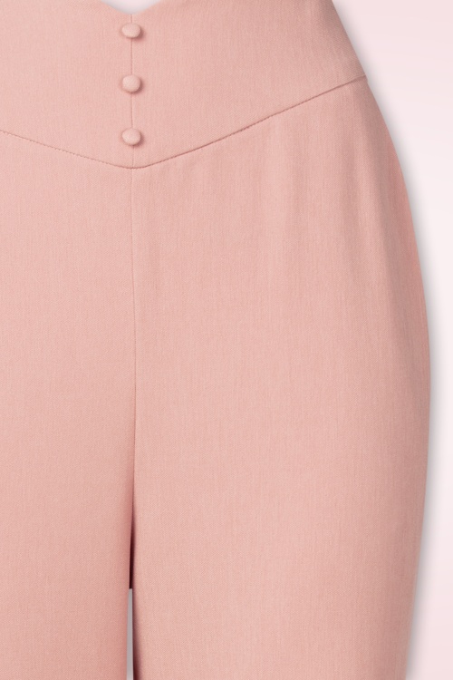 Topvintage Boutique Collection - Topvintage exclusive ~ Adeline pantalon in lichtroze 5