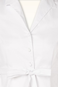 Topvintage Boutique Collection - Topvintage Exclusive ~ Darina blouse in wit 5