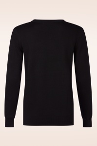 Sugarhill Brighton - Rita French Kitty trui in zwart 3