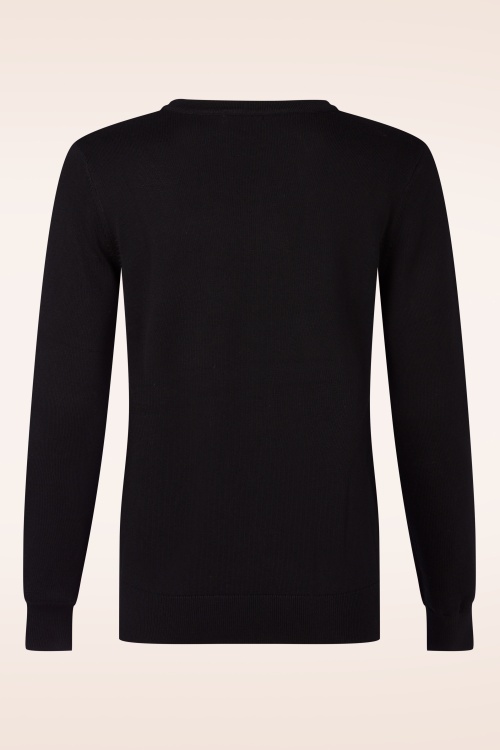 Sugarhill Brighton - Rita French Kitty trui in zwart 3