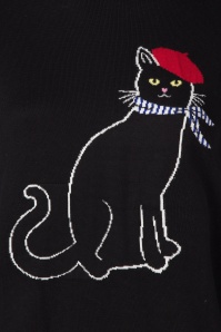 Sugarhill Brighton - Rita French Kitty trui in zwart 2