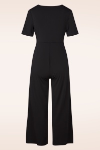Surkana - Lottie Crossover jumpsuit in zwart 3