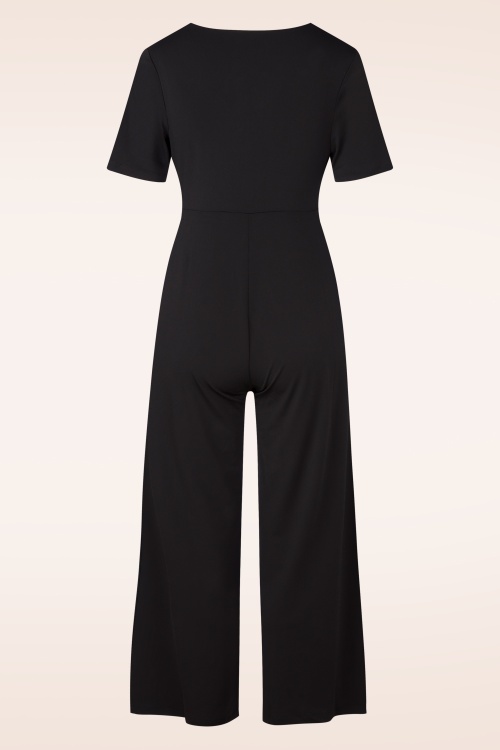 Surkana - Lottie Crossover jumpsuit in zwart 3