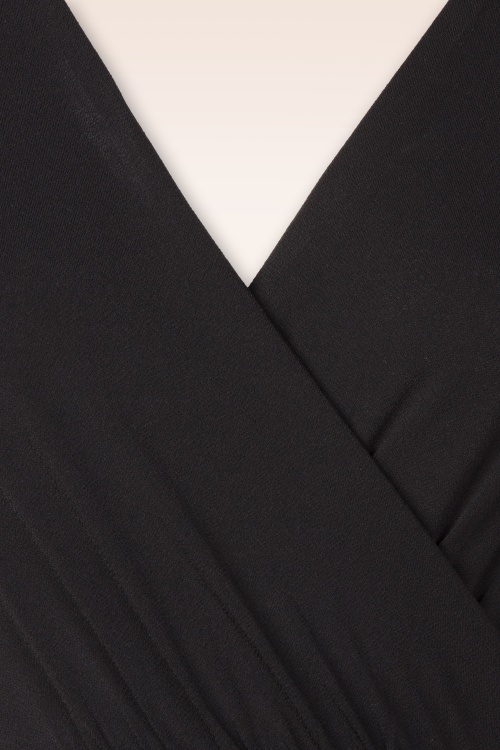 Surkana - Lottie Crossover jumpsuit in zwart 2