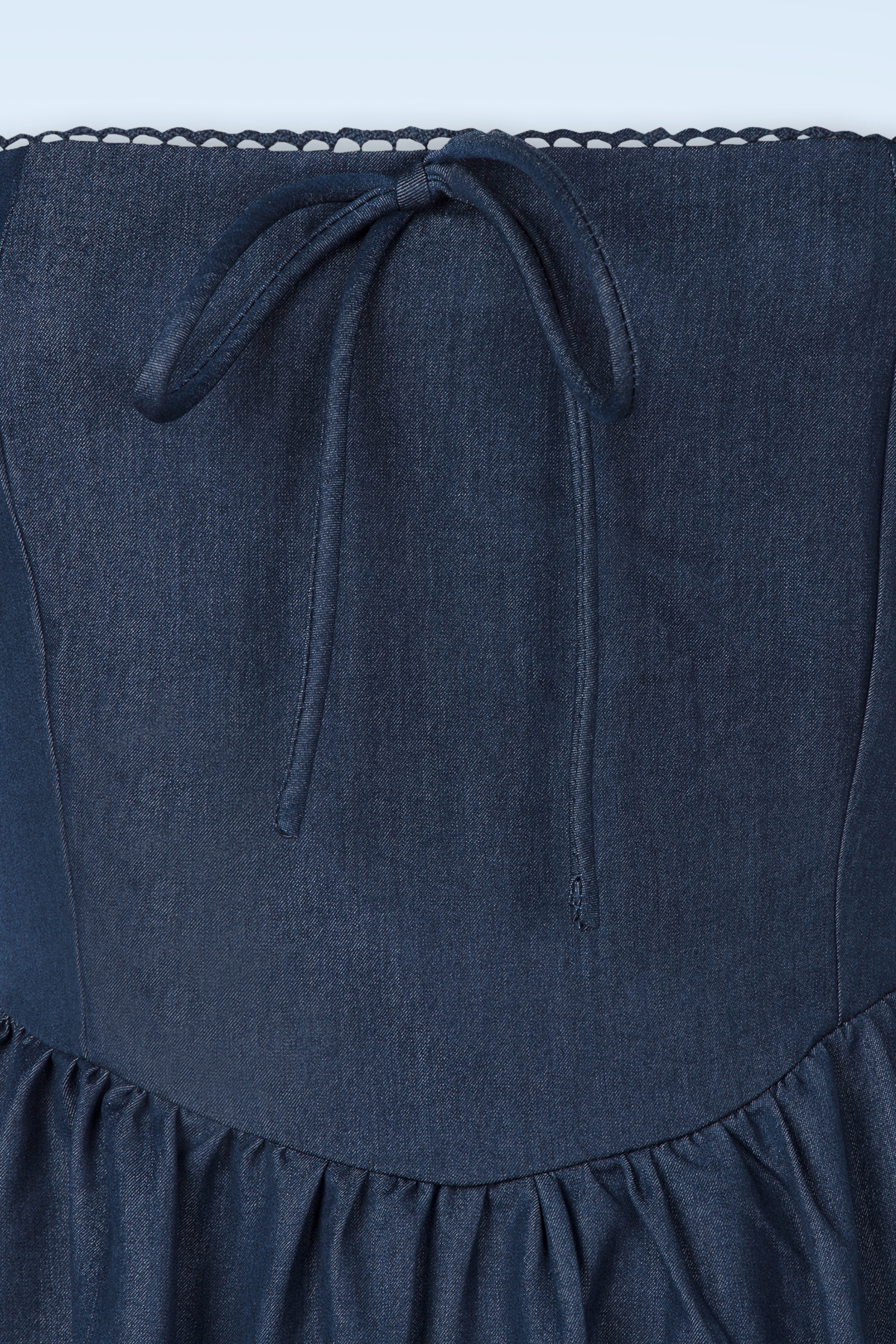 Glamorous - Bluebell Meadow midi jurk in indigo blauw 2