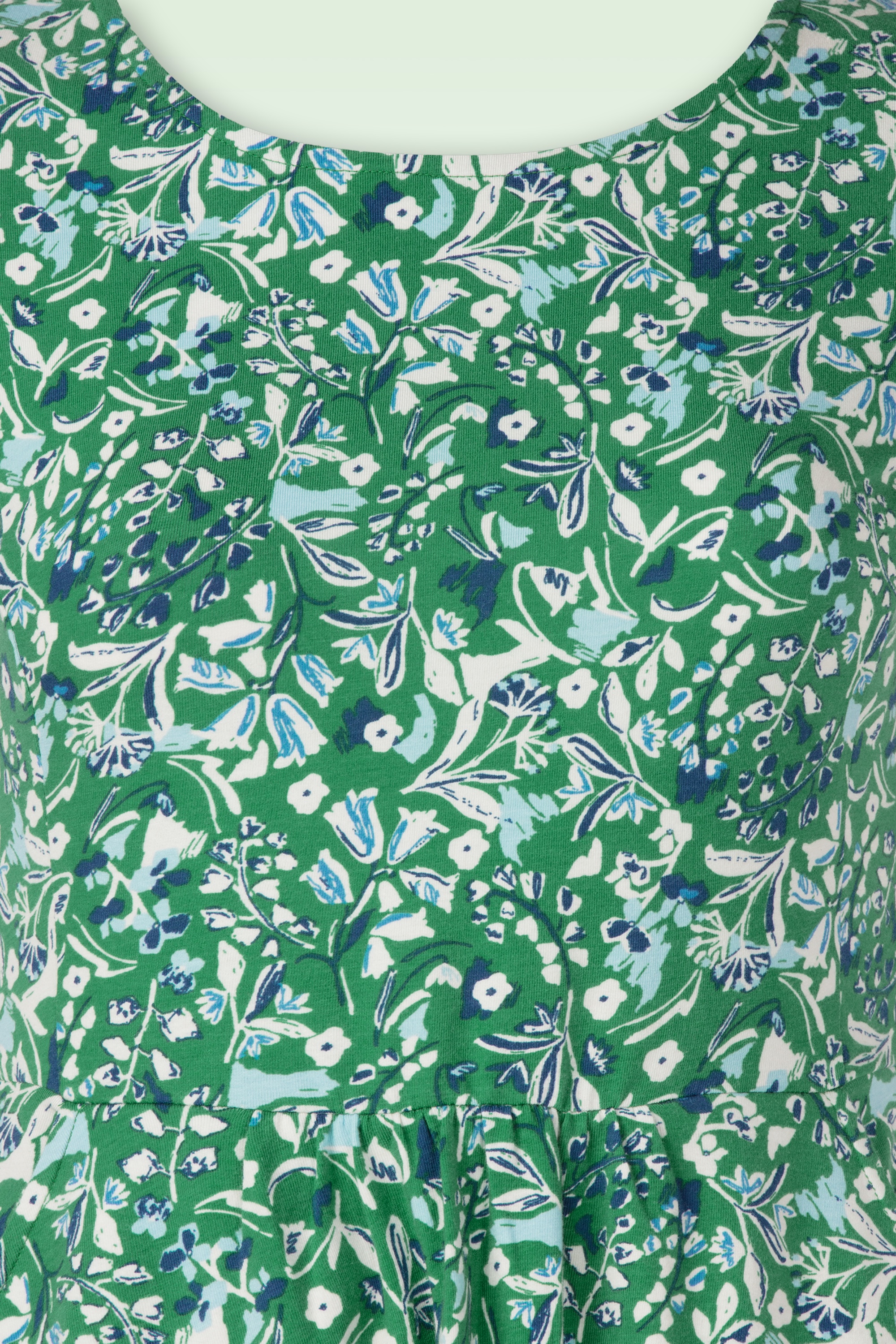 Seasalt - April Woodland Floral Cotton jurk in groen 2