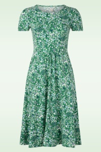 Seasalt - April Woodland Floral Cotton jurk in groen