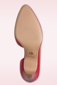 Tamaris - Rouge Revival pumps van leder in rood 4