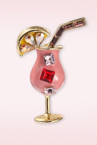 Day&Eve by Go Dutch Label - Pina Colada broche in roze