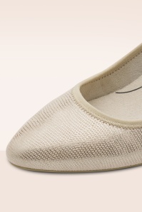 Jana Shoes - Luma Lightstep Vegan pumps in beige metallic 2