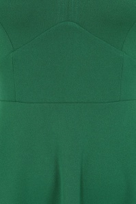 Vintage Chic for Topvintage - Topvintage exclusive ~ Solange swing jurk in smaragdgroen 2