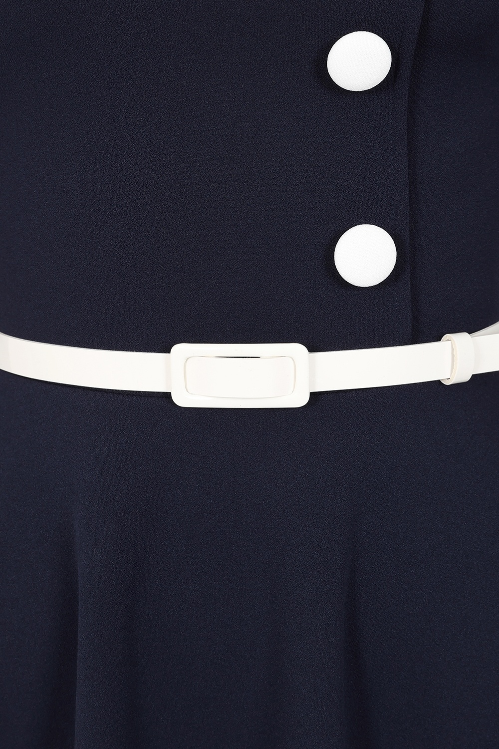 Vintage Chic for Topvintage - Topvintage exclusive ~ Betty swing jurk in navy 2