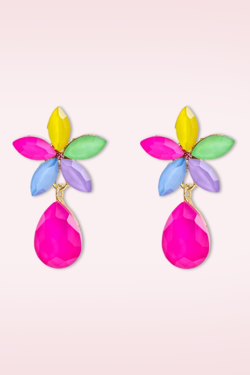 Day&Eve by Go Dutch Label - Blooming Rainbow oorbellen 2